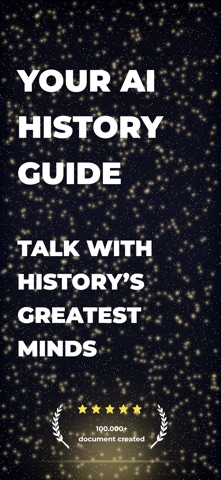 AI History Conversation, Chat — App Store screenshot 1