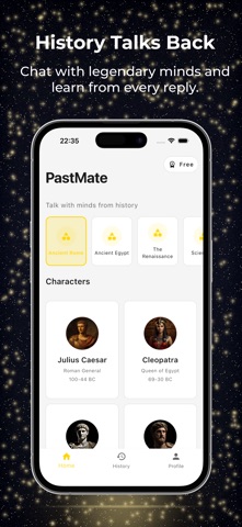 AI History Conversation, Chat — App Store screenshot 2