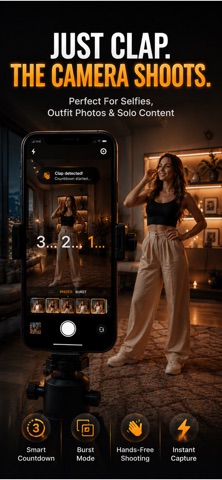Auto Photo: Clap Camera Timer — App Store screenshot 2