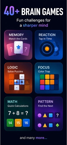 Brain Games & IQ Booster — App Store screenshot 1