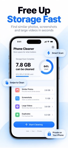 Clean up Storage, Swipe Photo — App Store screenshot 1