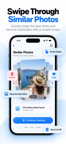 Clean up Storage, Swipe Photo — App Store screenshot 2