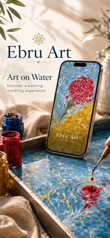 Ebru Art ◎ Relaxing Hobby — App Store screenshot 1