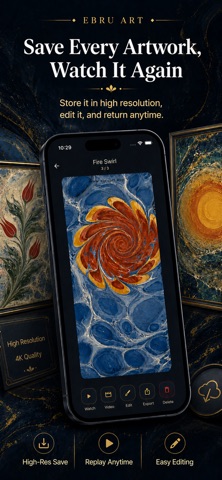 Ebru Art ◎ Relaxing Hobby — App Store screenshot 2
