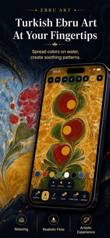 Ebru Art ◎ Relaxing Hobby — App Store screenshot 3