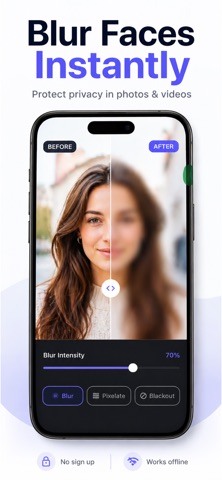 Face Blur: Photo & Video — App Store screenshot 1