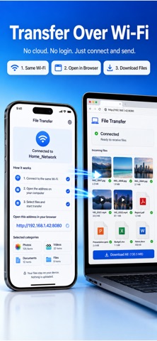 File Transfer: Phone to PC — App Store screenshot 2