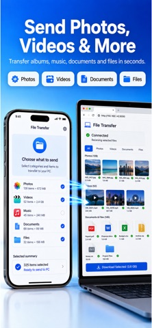File Transfer: Phone to PC — App Store screenshot 3