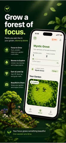 Focus Garden: Pomodoro Timer — App Store screenshot 3