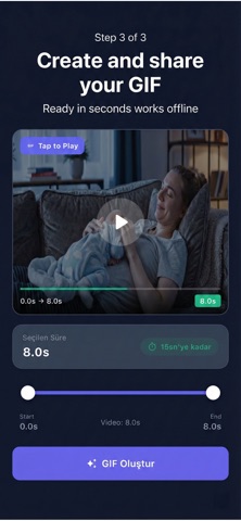 GIF Maker: Video to GIF Make — App Store screenshot 3