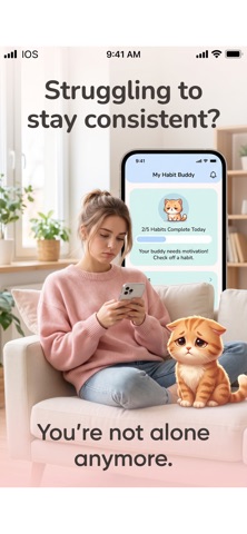 Habit Tracker: Pet & Self Care — App Store screenshot 1