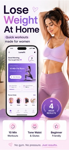 Home Workout for Women: Fit — App Store screenshot 1