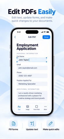 PDF Fill & Sign Editor — App Store screenshot 1