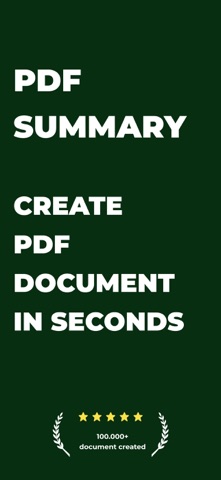 PDF Summarizer - Document Read — App Store screenshot 1