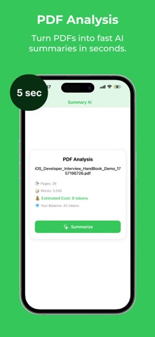 PDF Summarizer - Document Read — App Store screenshot 2