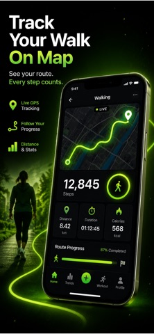 Pedometer:Step Counter Tracker — App Store screenshot 2