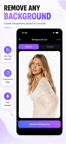 Photo Editor: Retouch & Blur — App Store screenshot 1