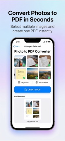 Photo to PDF Converter,Scan — App Store screenshot 1