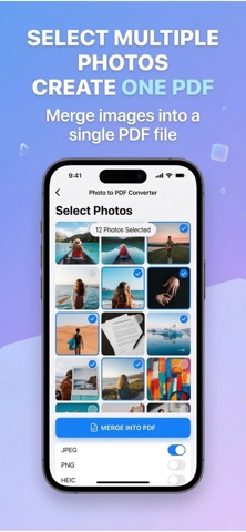 Photo to PDF Converter,Scan — App Store screenshot 2