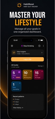 Quit Habit Tracker: Streaks — App Store screenshot 1