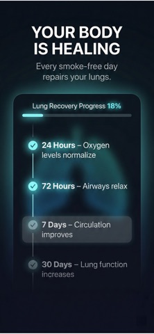 Quit Smoking Tracker, No Smoke — App Store screenshot 3