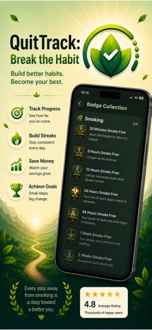 QuitTrack: Break the Habit — App Store screenshot 2