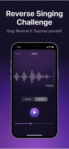 Reverse Audio Record Sound — App Store screenshot 2