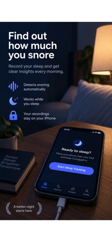 Snore Recorder: Sleep Tracker — App Store screenshot 1