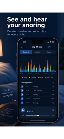 Snore Recorder: Sleep Tracker — App Store screenshot 2