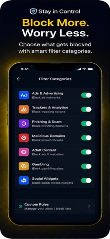 Stay Secure & Private Ad Block — App Store screenshot 3