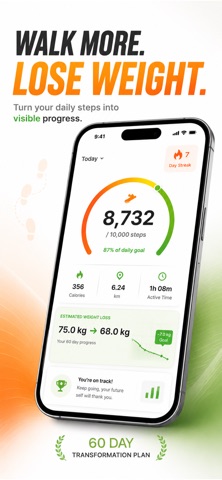 Step Counter & Weight Loss — App Store screenshot 1