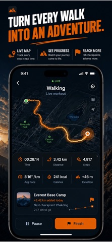 Step Tracker: Basecamp — App Store screenshot 1