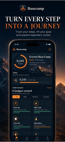 Step Tracker: Basecamp — App Store screenshot 2