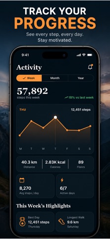 Step Tracker: Basecamp — App Store screenshot 3
