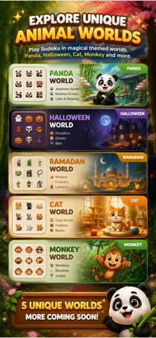 Sudoku Animal World Game — App Store screenshot 1