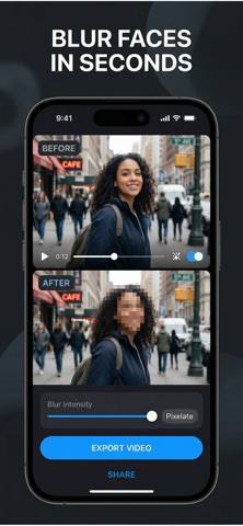Video Blur & Face Censor — App Store screenshot 1