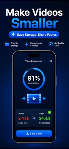 Video Compress & Shrink Video — App Store screenshot 2