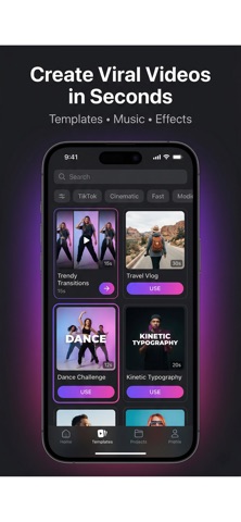 Video Editor &Creator: ViraCut — App Store screenshot 1