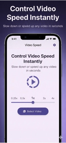 Video Speed & Slow Motion — App Store screenshot 1