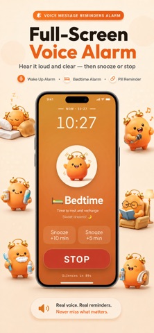Voice Reminders Alarm Clock — App Store screenshot 2